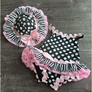 Mud Pie summer/swim outfit 12-18 months